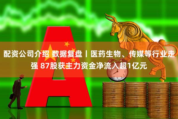 配资公司介绍 数据复盘丨医药生物、传媒等行业走强 87股获主力资金净流入超1亿元